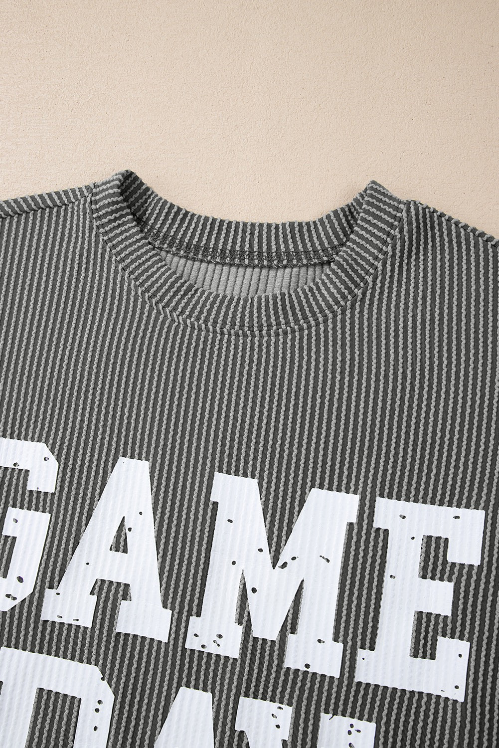 Game Day Textured Crewneck