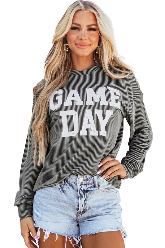 Game Day Textured Crewneck